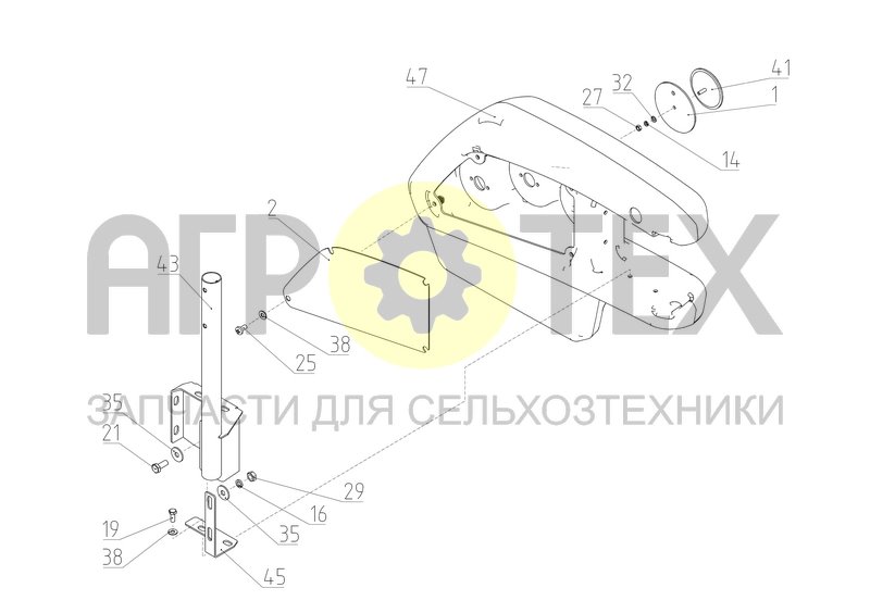 Чертеж Кронштейн (181.56.40.100-01)